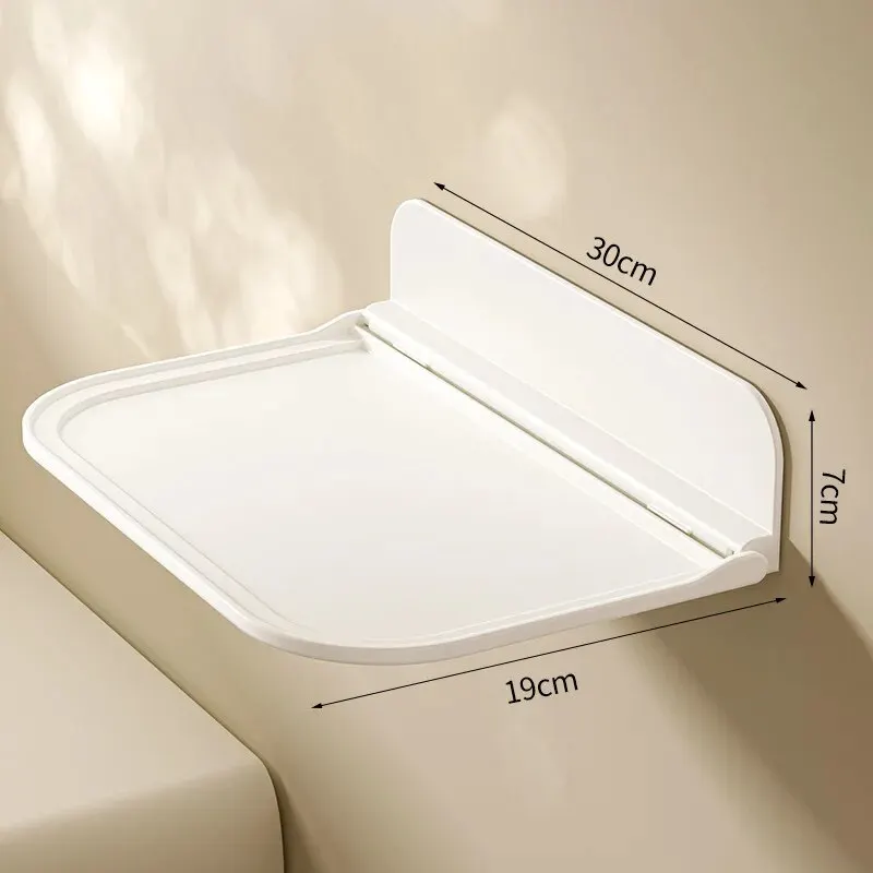 

Складная пластиковая полка белая