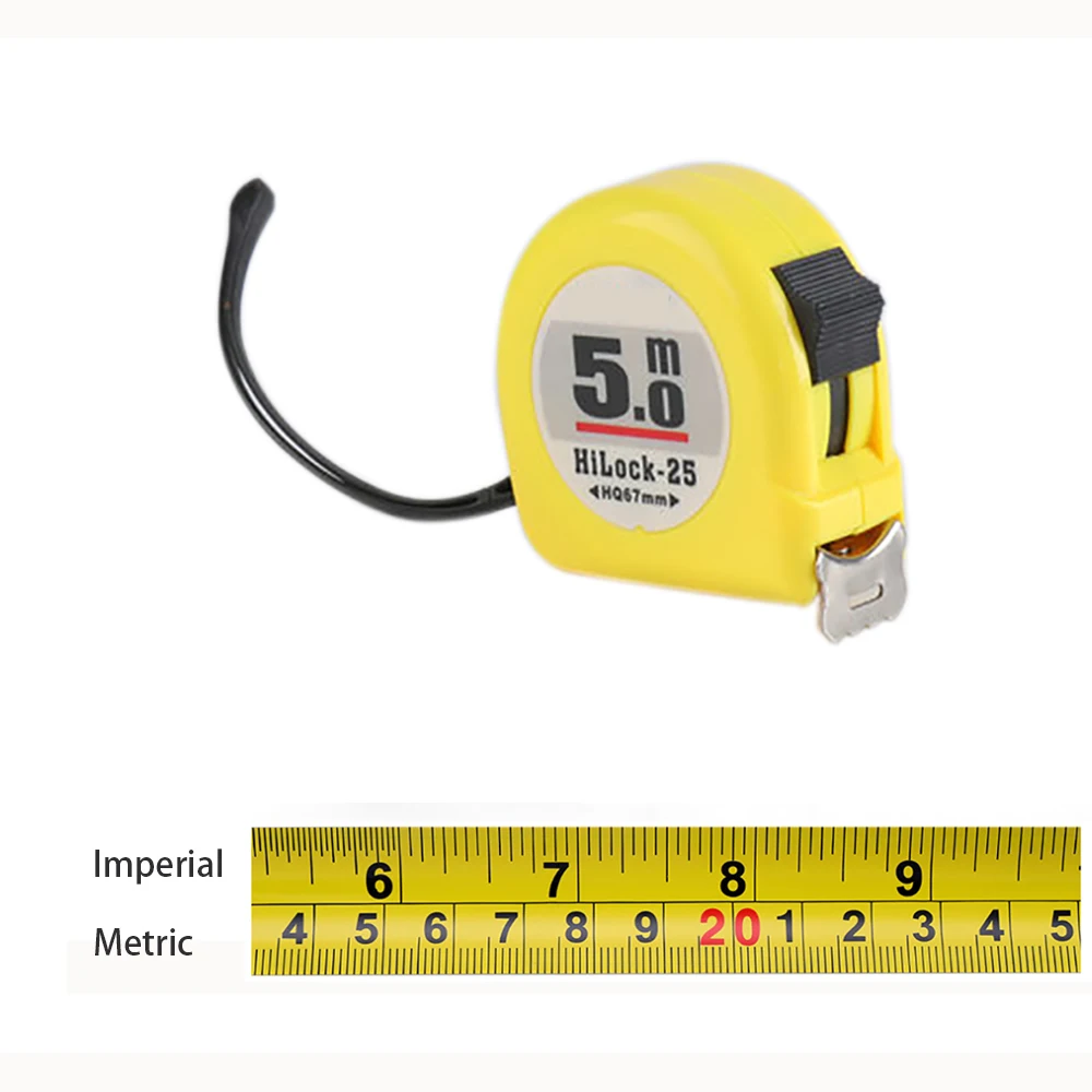 Set Metric And Inch Plastic Shell Mesure Measuring Tape Retractable Construction Tools Ruler Mini Tool