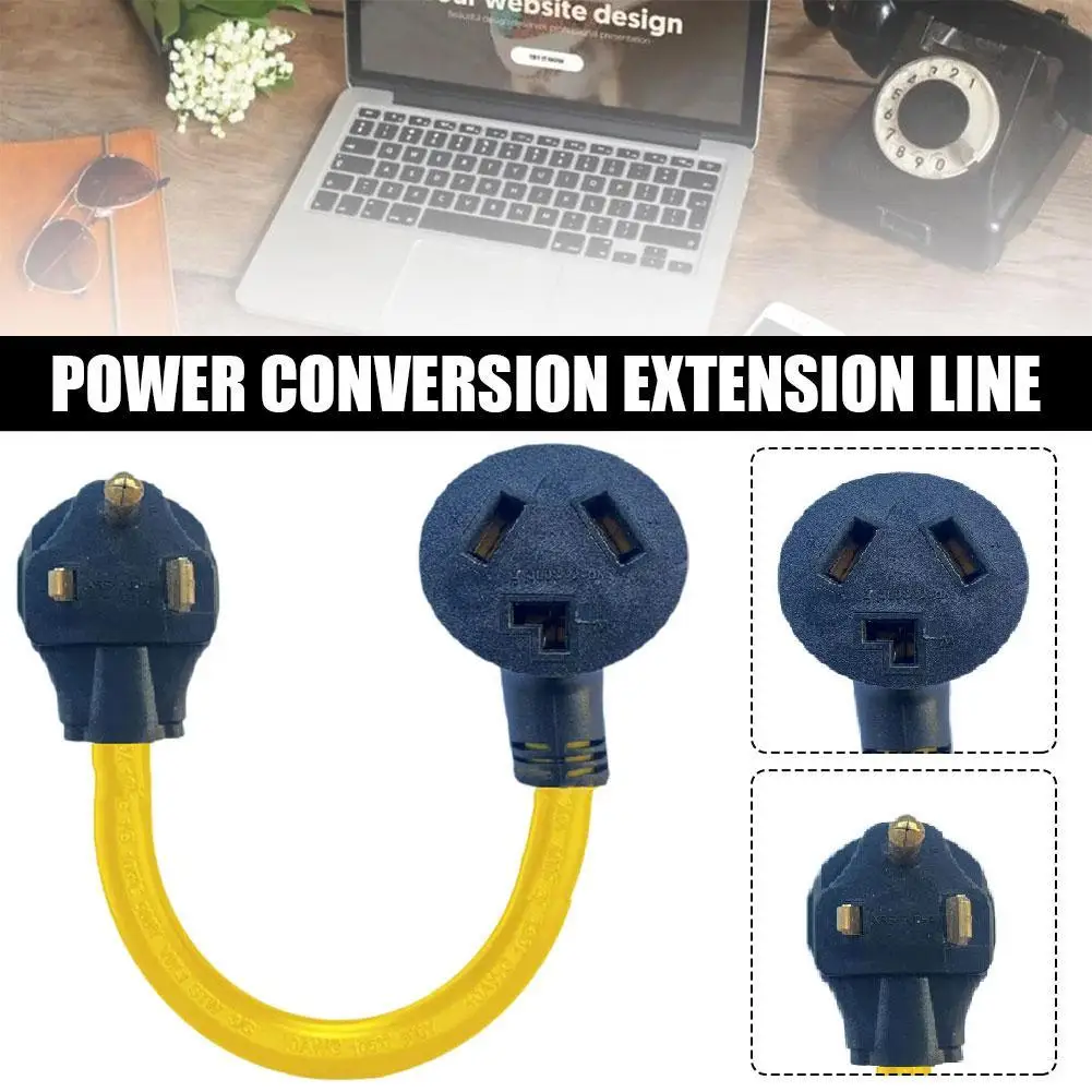 

American Converter Plug Power Converter Extension Generator Adapter Cable NEMA 5-15P Converter Switch Awning Room