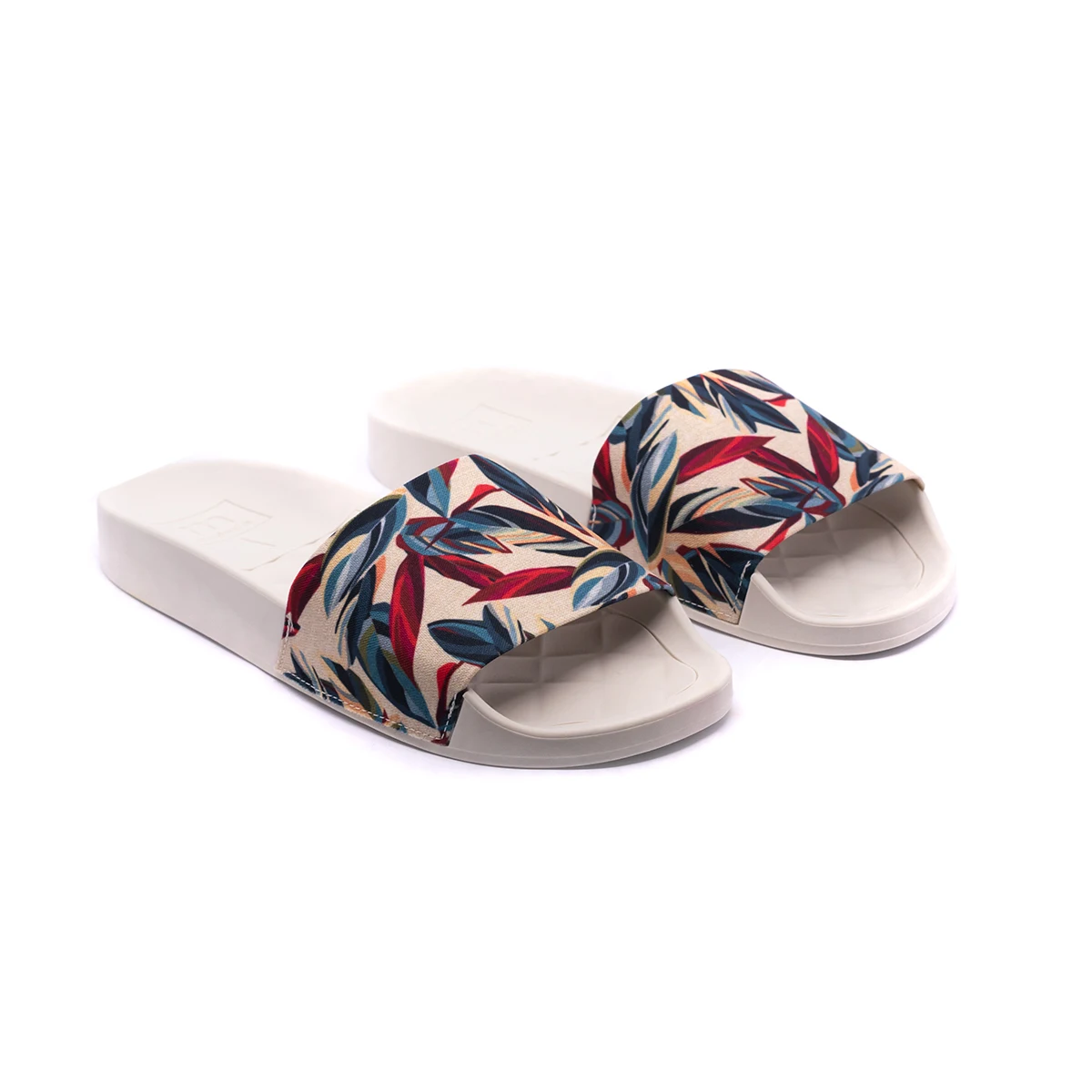 

Female Toll Slipper Maxxi Leaves Comfortable Elegant Soft Fabric Slipper