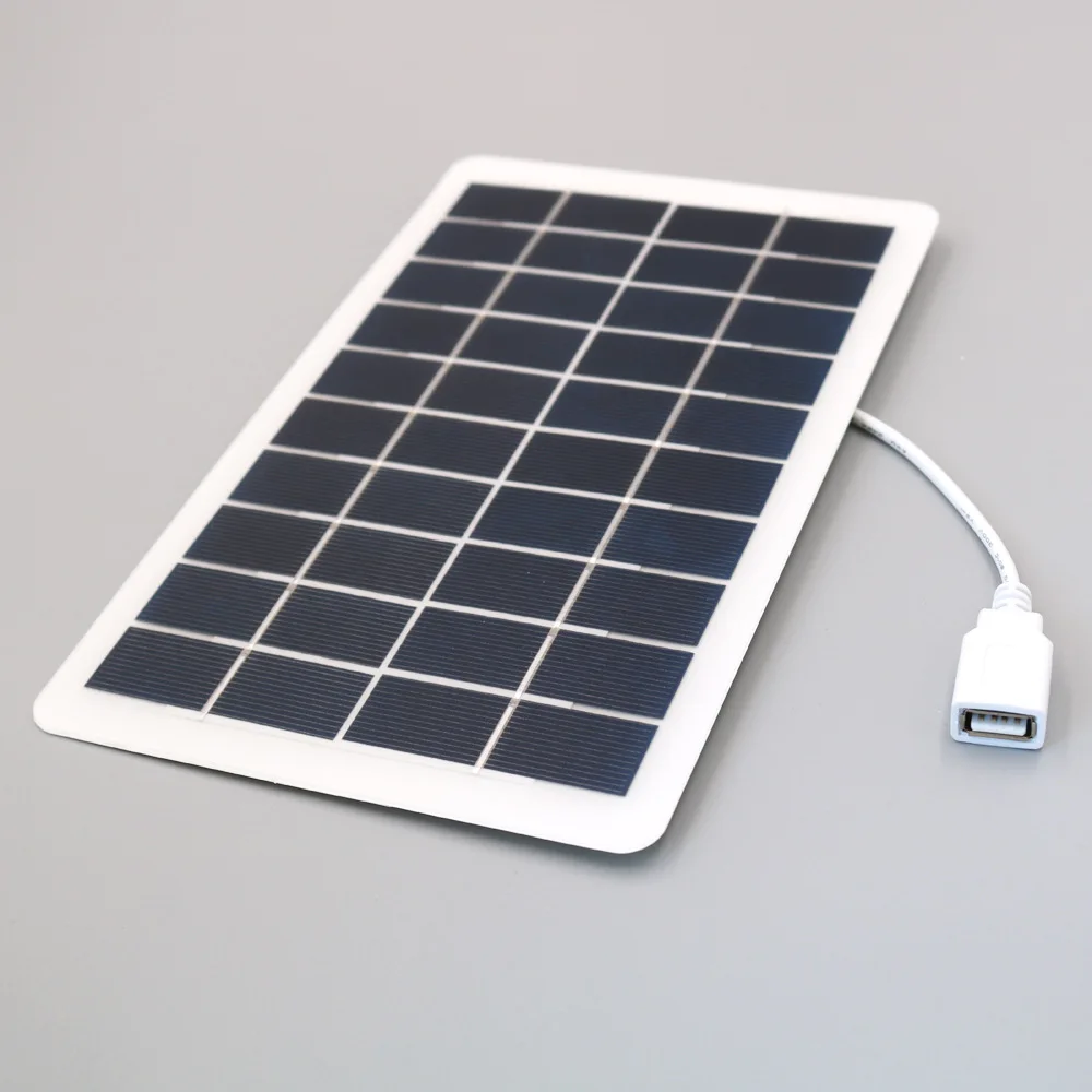 

2W 4W 5W 5V solar panel for mobile phone charging power supply small portable usb android voltage regulator