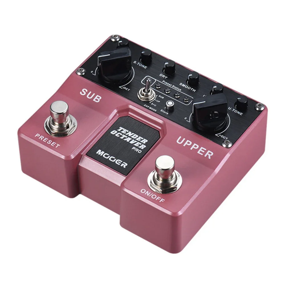 MOOER Tender Octaver Pro педаль эффектов для гитары Octave Sub Upper Octaves 4-инчтовые настройки