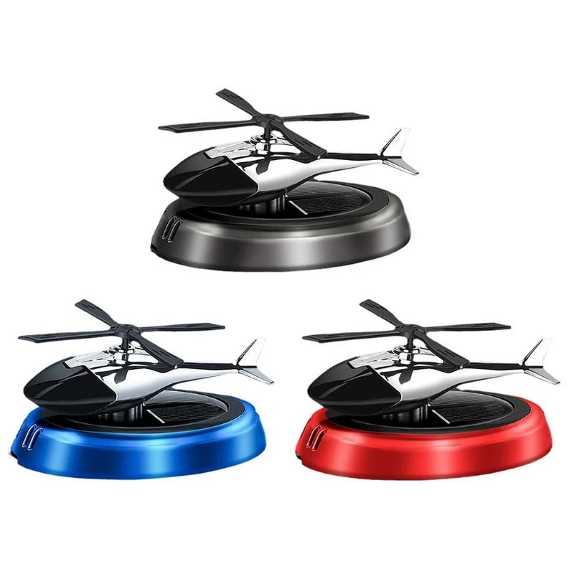 

Solar Energy Rotating Helicopter Aroma Diffuser Car Air Freshener Long Lasting Fragrances Car Perfumes Long Gift Drop Shipping