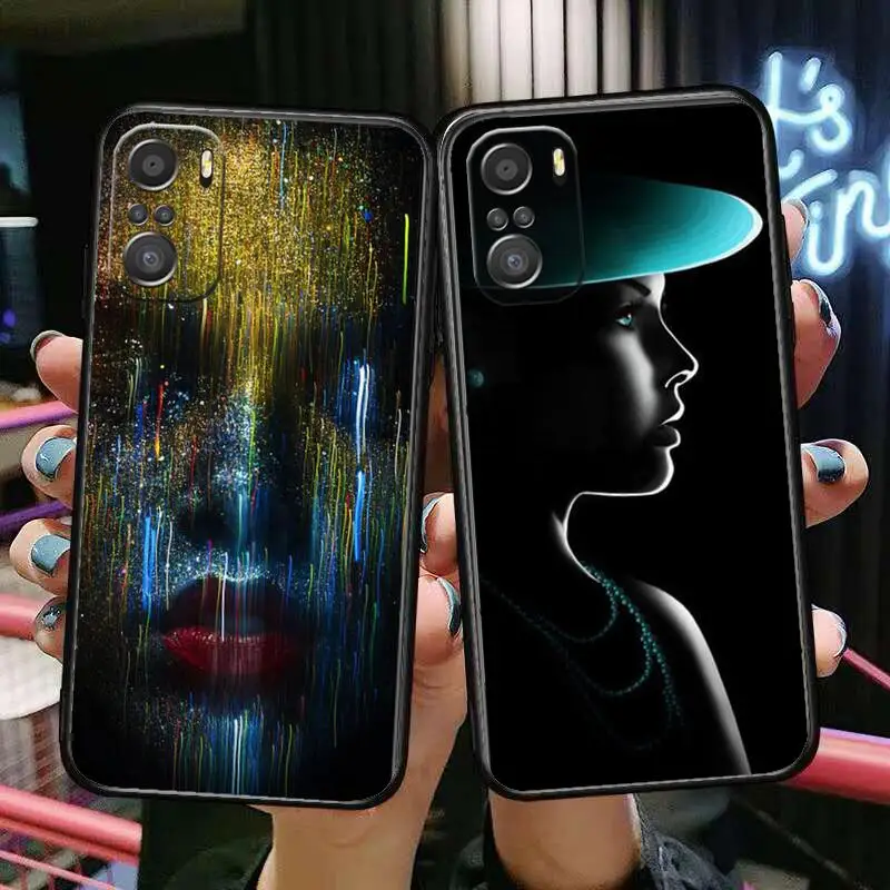 

HD-luxury car grimace delicate print Phone Case For xiaomi redmi 11 Lite pro Ultra 10 9 8 MIX 4 FOLD 10T Black Cover Silicone Ba