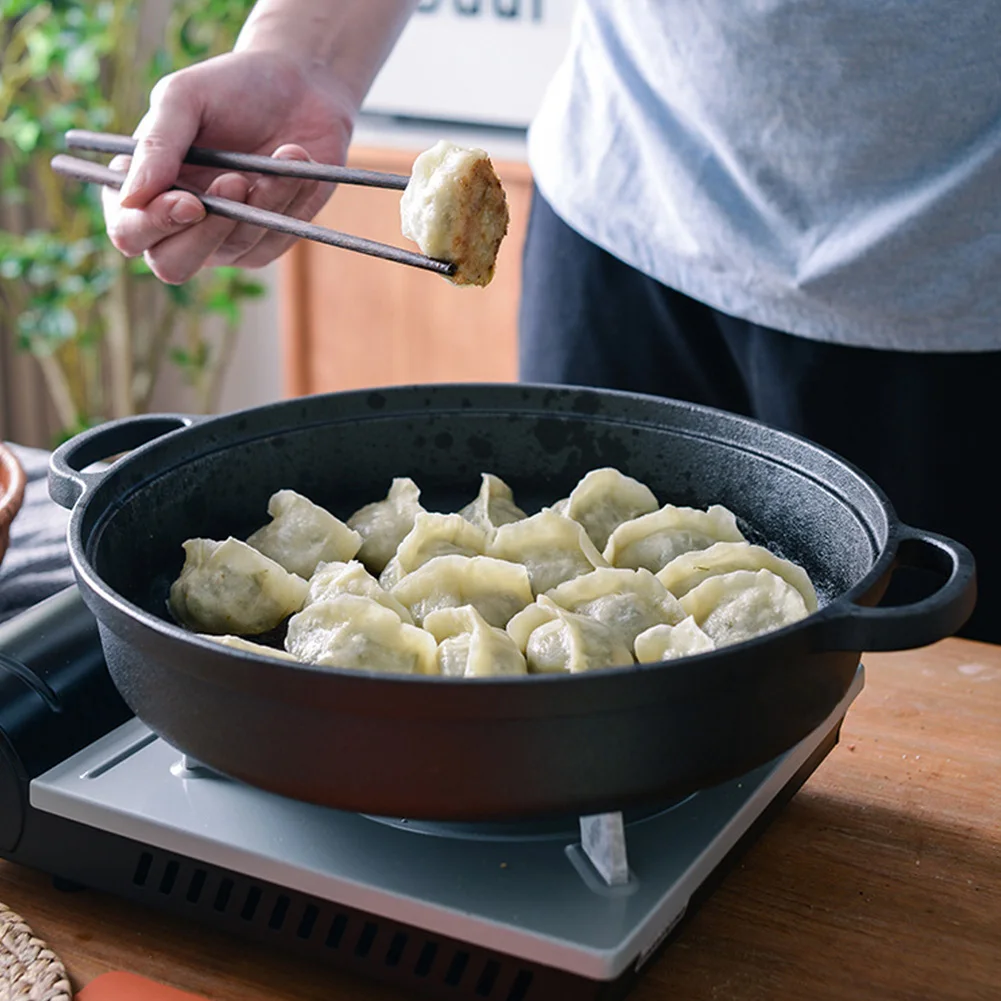 Чугунная сковорода с двойными ручками 22/25/28/30 см