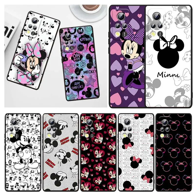 

Disney Mickey mouse printFor Honor 60 X30i Magic3 X20 50 SE Lite 30 30i View 20 20E Pro Plus Black TPU Funda Capa Phone Case