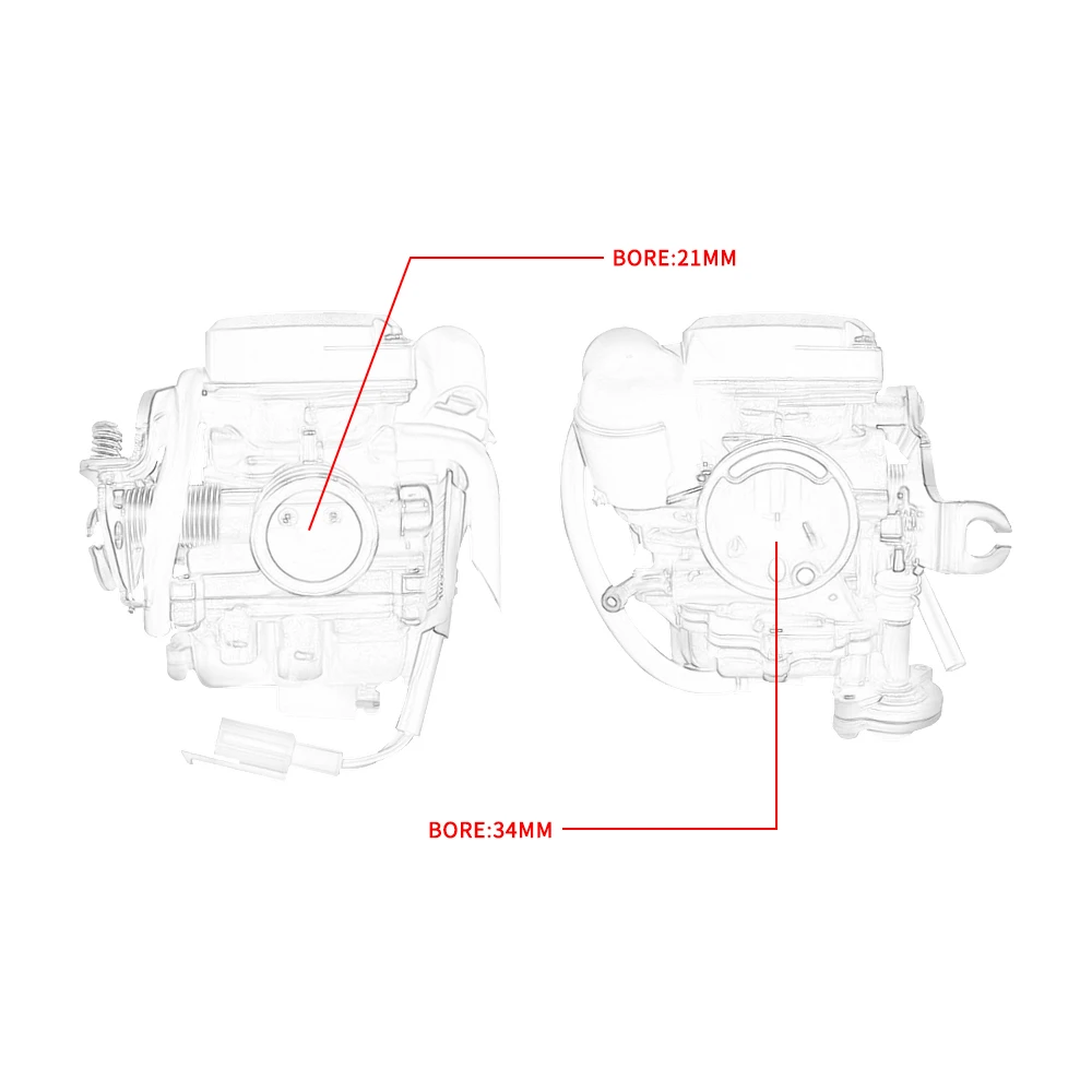 Карбюратор мотоцикла в сборе CM 141909 Генератор Carbu для Piaggio Fly 100 4T