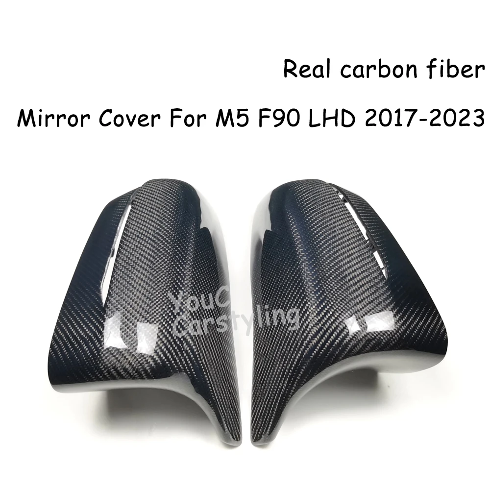 Реальные фотообои для BMW F90 M5 Sedan 2017-2023 сменные стильные крышки заднего вида