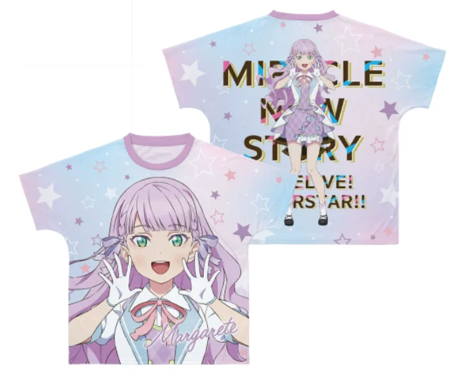Фото Японская аниме-футболка LoveLive Superstar Liella с коротким рукавом, летняя, для косплея, свободного кроя, для студентов, XT №4