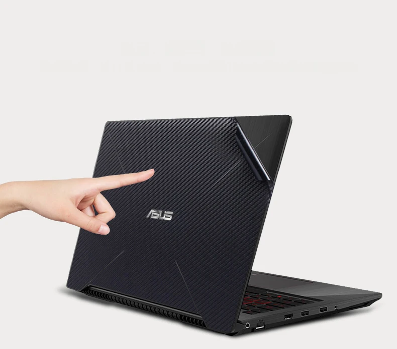 

Наклейка из углеродного волокна KH, защитная наклейка для ноутбука ASUS G75 G75VW G75VX 17,3 дюйма