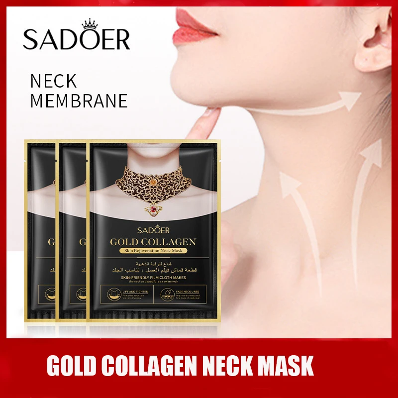 

Anti Wrinkle Neck Mask Collagen Anti-aging Skin Tone Whitening Fade Fine Lines Products Moisturizing Lifting Firming Beauty Care
