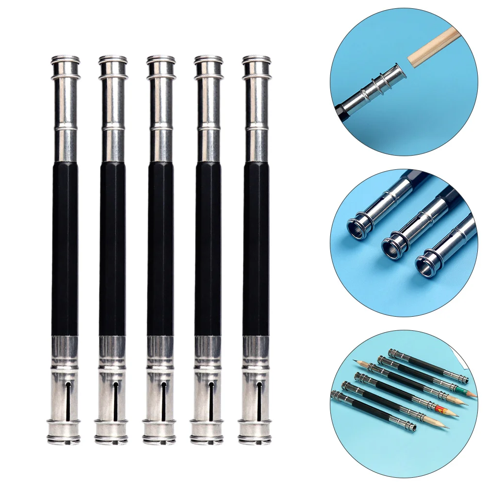 

15 Pcs Stainless Steel Extender Double-end Holder Extension Rod