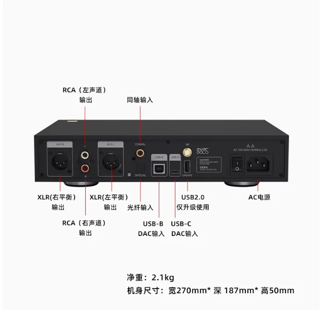 EverSolo DAC-Z8 ЦАП и усилитель для наушников цифро-аналоговый преобразователь MQA