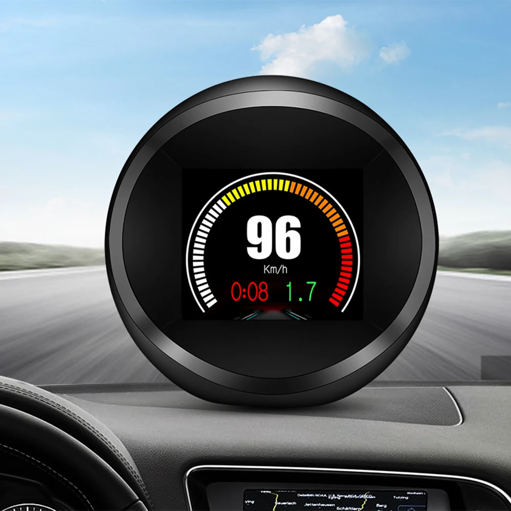 

1.6 Inch LCD Screen Car Incline Meter Universal Car GPS Head-up Display Automobile Electronics Accessories