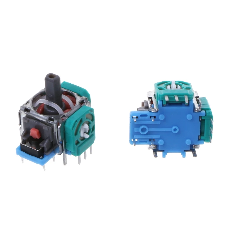 2 шт. 3D аналоговый осевой джойстик модуль потенциометра с черными стиками для