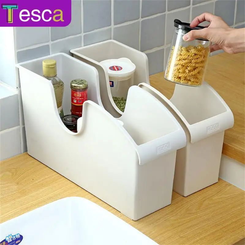 

Large Capacity Kitchen Shelf Easy Clean Pulley Design Seasoning Rack Multi-functional Seasoning Holder Desktop Organizer