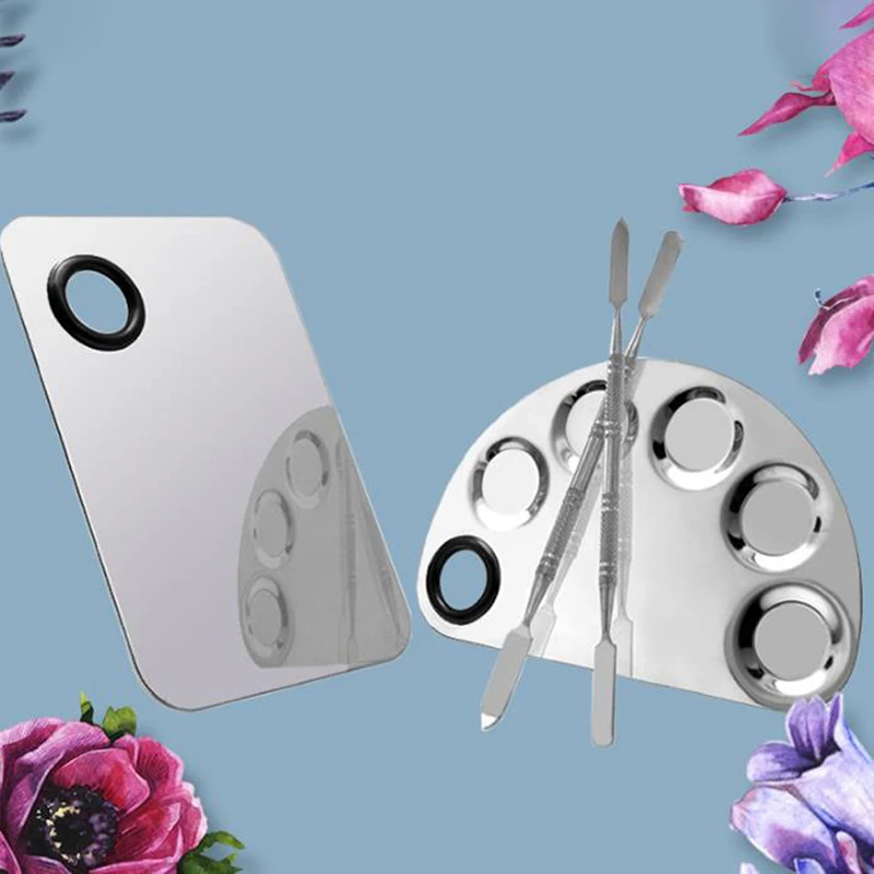 Набор инструментов для макияжа AQTOCNA из нержавеющей стали: шейкер дизайна ногтей и