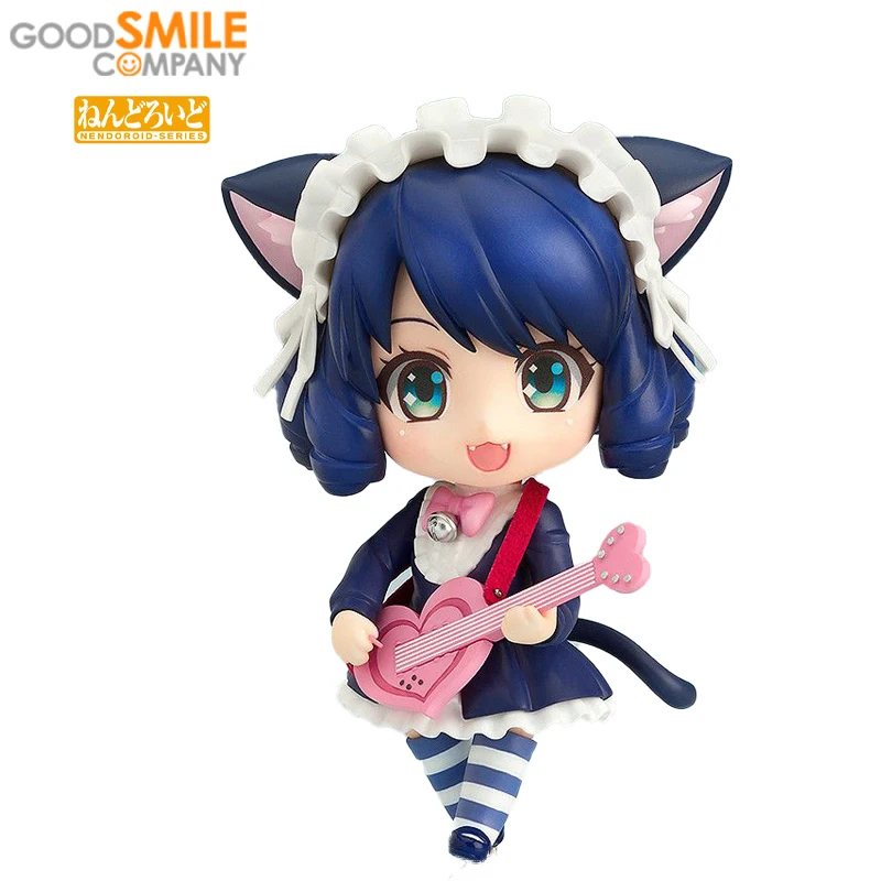 Original Stock GSC Good Smile NENDOROID 610 Cyan SHOW BY ROCK PVC 10CM Action Figure Anime Model Toys Collection Doll Gift