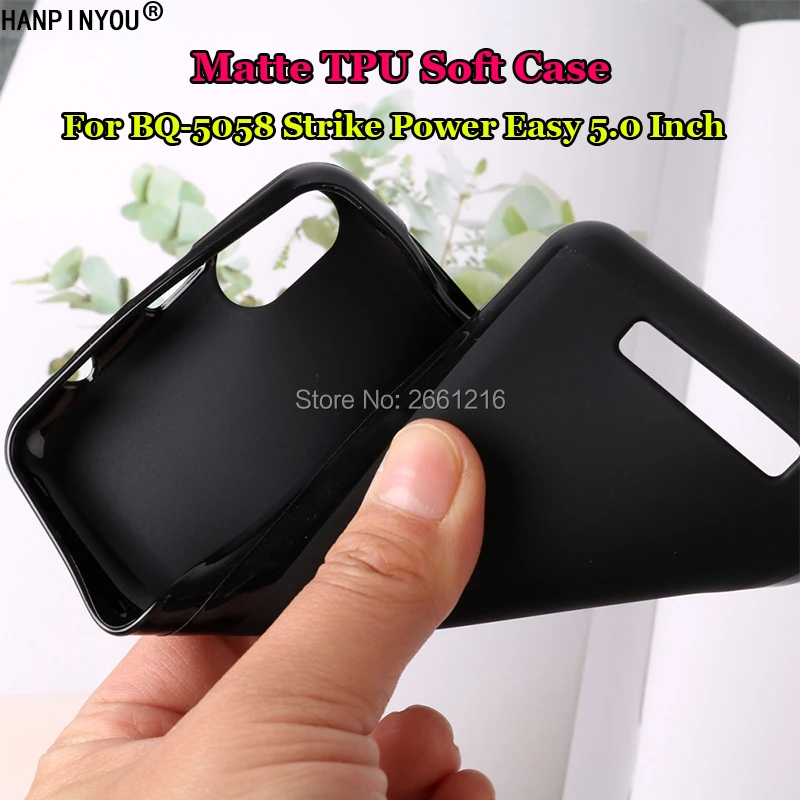 Чехол для телефона для BQ-5058 Strike Power Easy SE 5.0 Slim Soft TPU Rubber Gel Comfortable Matte Protection Silicone Cover Shell on.