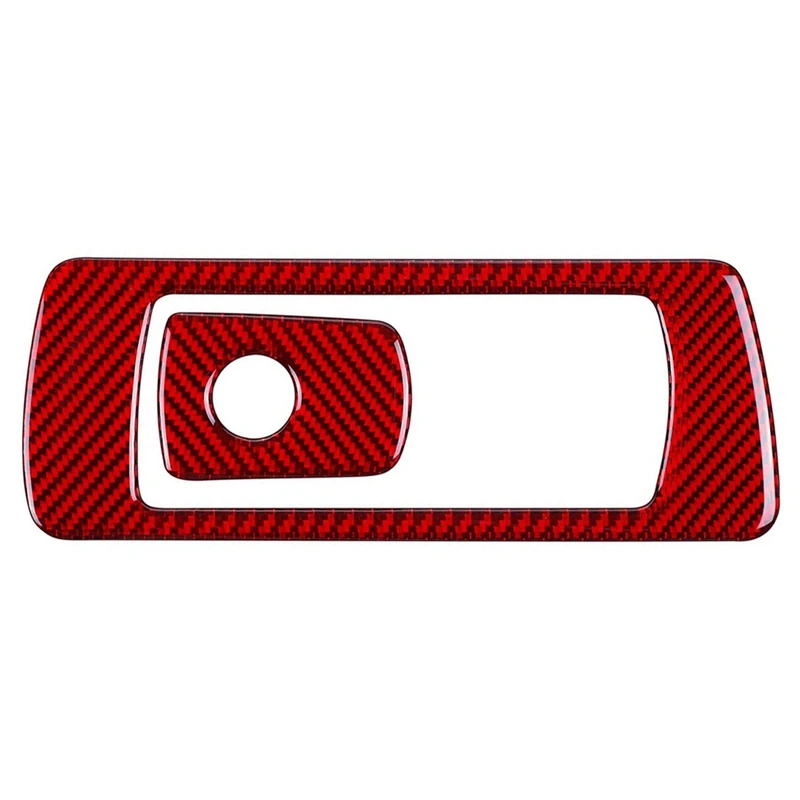 

Carbon Fiber Storage Box Handle Cover Interior Accessories For BMW-3 4 Series GT F30 2013-2019