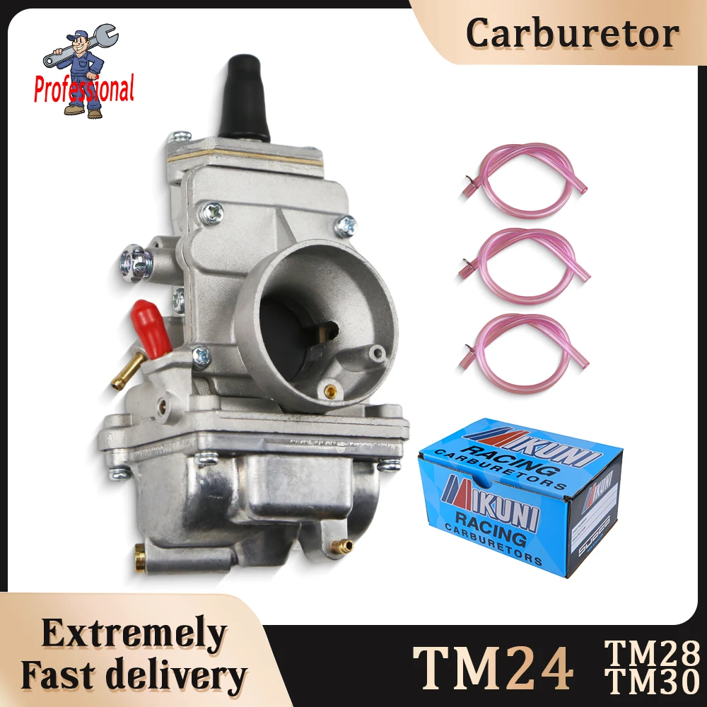Фото Карбюратор мотоцикла для Mikuni TM24 TM28 TM30 TM TMX 50-650cc CR250 KX125 KX150 2/4-тактный двигатель №1
