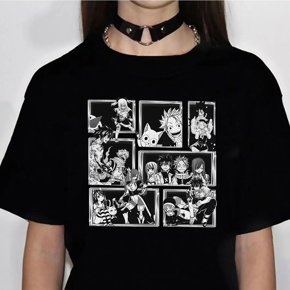 

Fairy Tail top women summer Tee girl graphic funny Japanese clothes