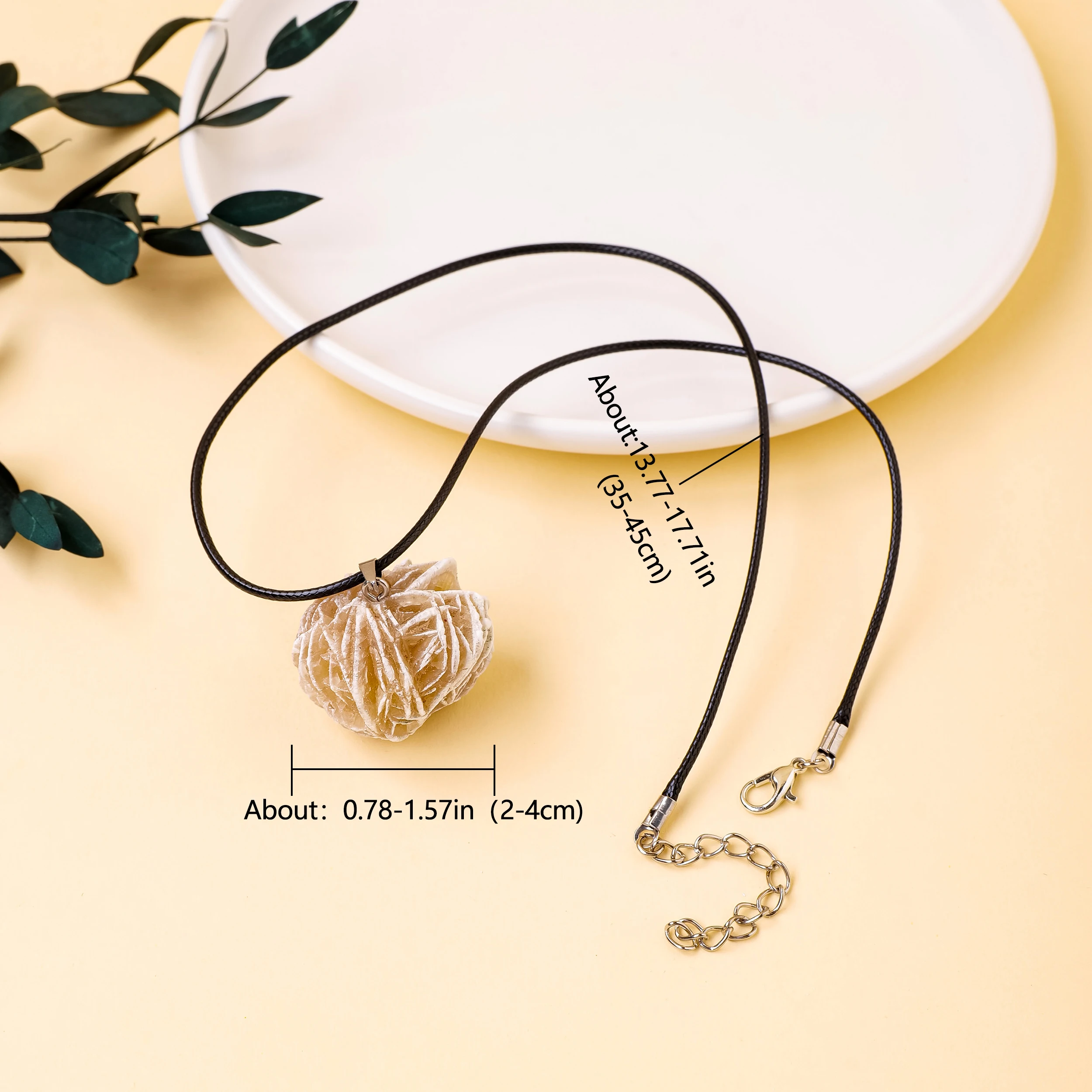 

Натуральный кристалл пустыня Роза кулон Apengshi