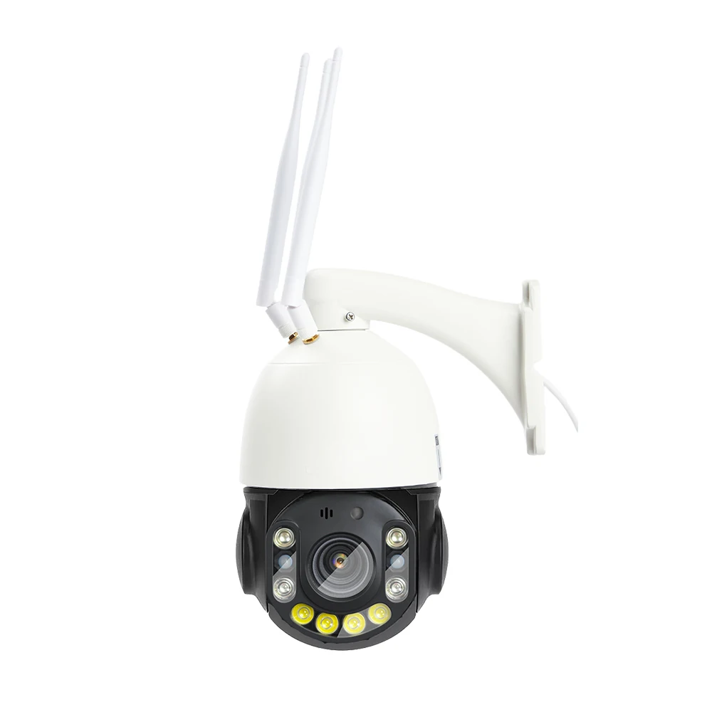 Фото Солнечная 4G Ptz 4K 8MP 20-кратный оптический зум 4G Скоростная купольная солнечная панель 60 Вт с аккумулятором 50 Ач Запись 24 часа Отслеживание гуманоидов №4