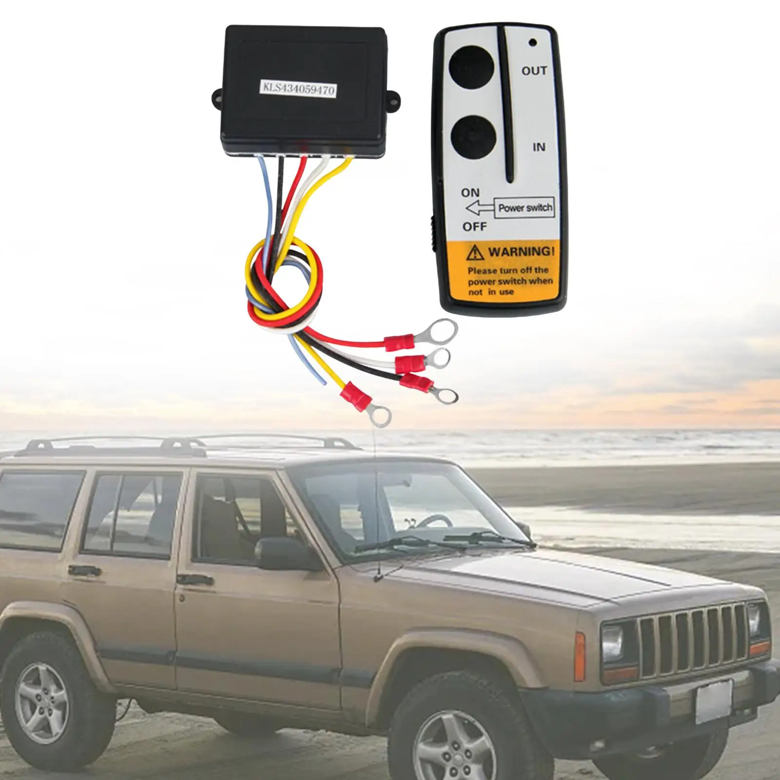

Winch Remote Control Kit Handset Switch Controller for SUV Truck Car
