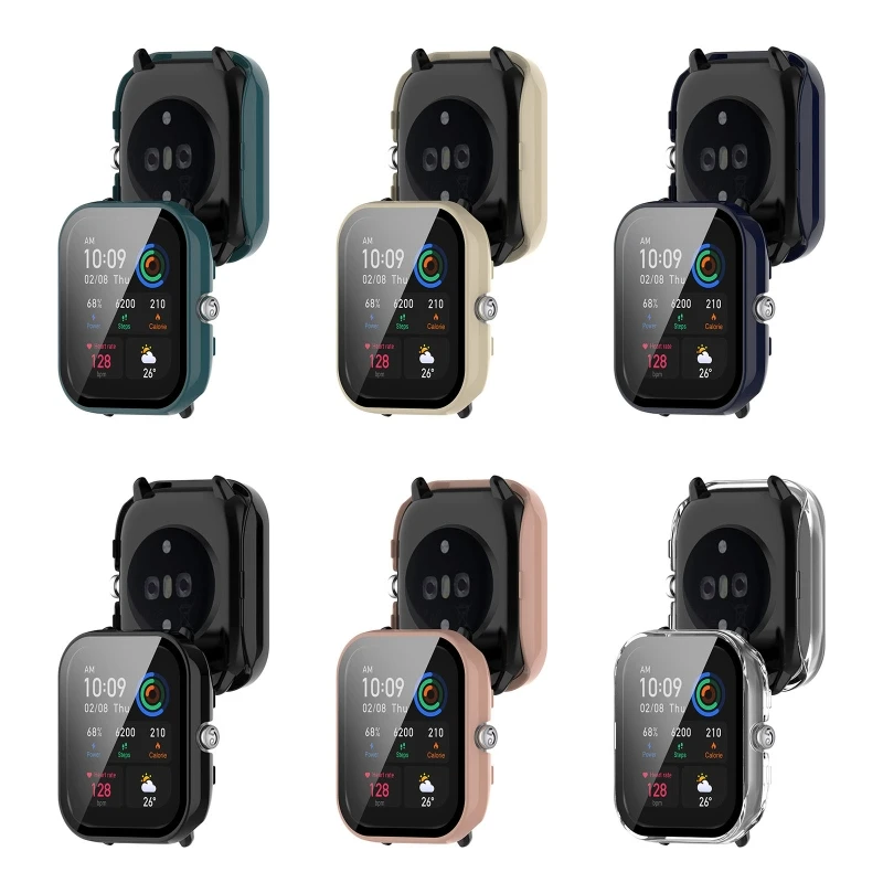 

Чехол-бампер для Amazfit GTS4 Mini защитный чехол умных часов, чехол с полной защитой от царапин H8WD