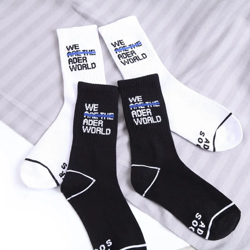 

Fashion Mens Socks Printed Letters Comfortable Breathable Middle Long Sock New