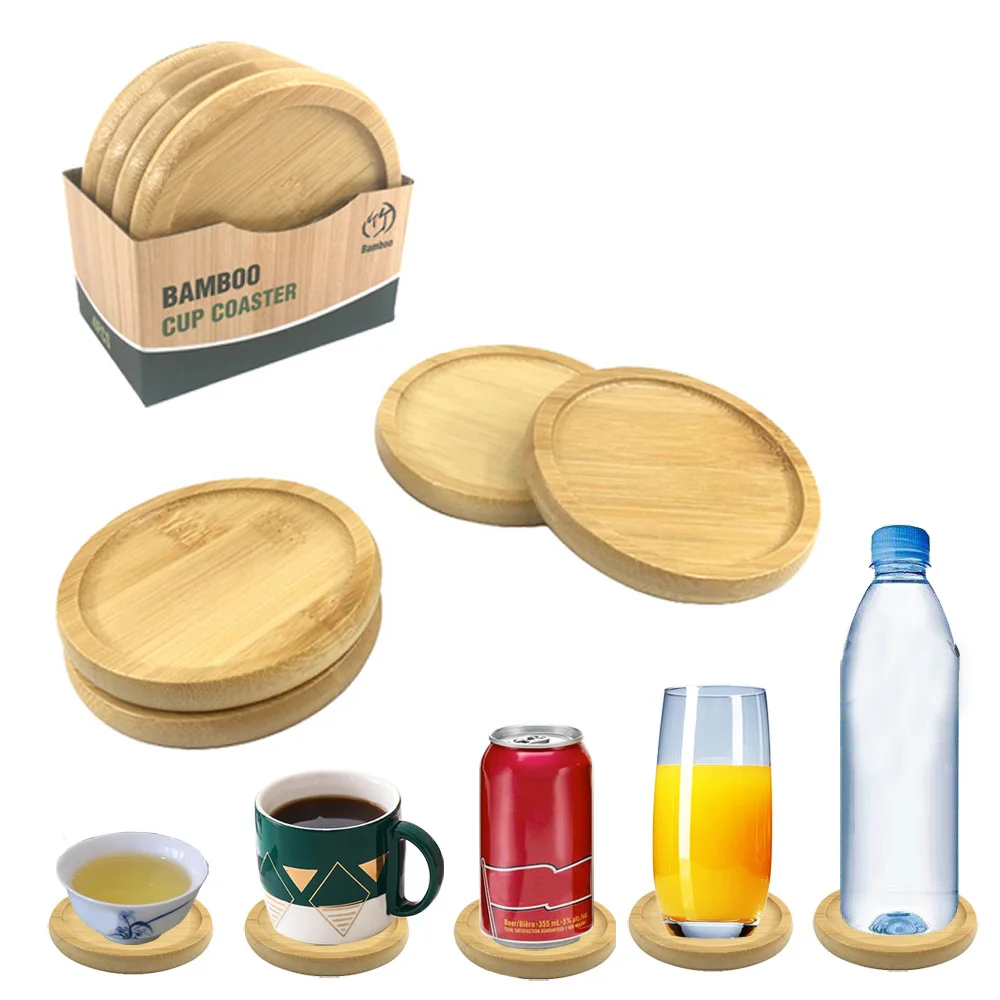 

Бамбуковые подставки TANBingGuang, 4 шт.