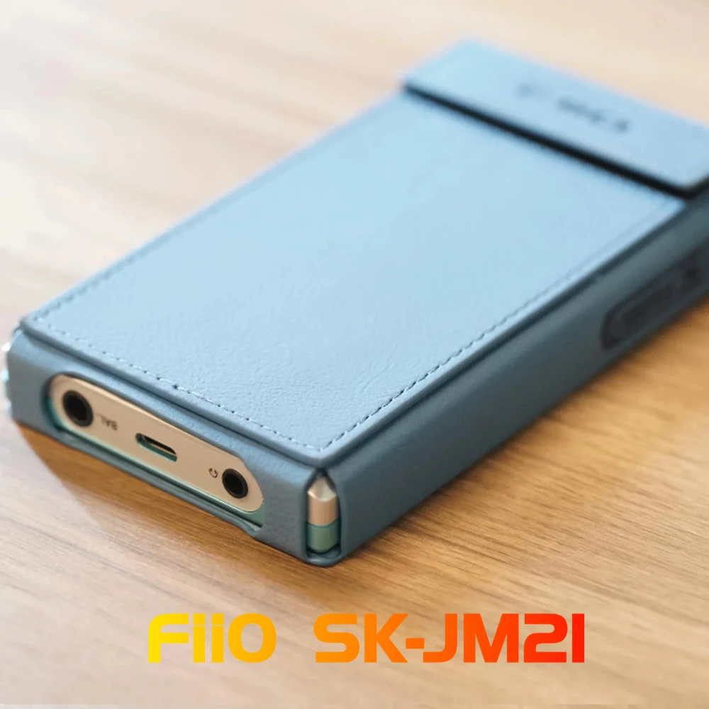 Фото Защитный чехол для плеера FiiO SK-JM21 из искусственной кожи, противоскользящий, легко разбираемый, для музыкального плеера FiiO JM21, на заказ, подарки №2