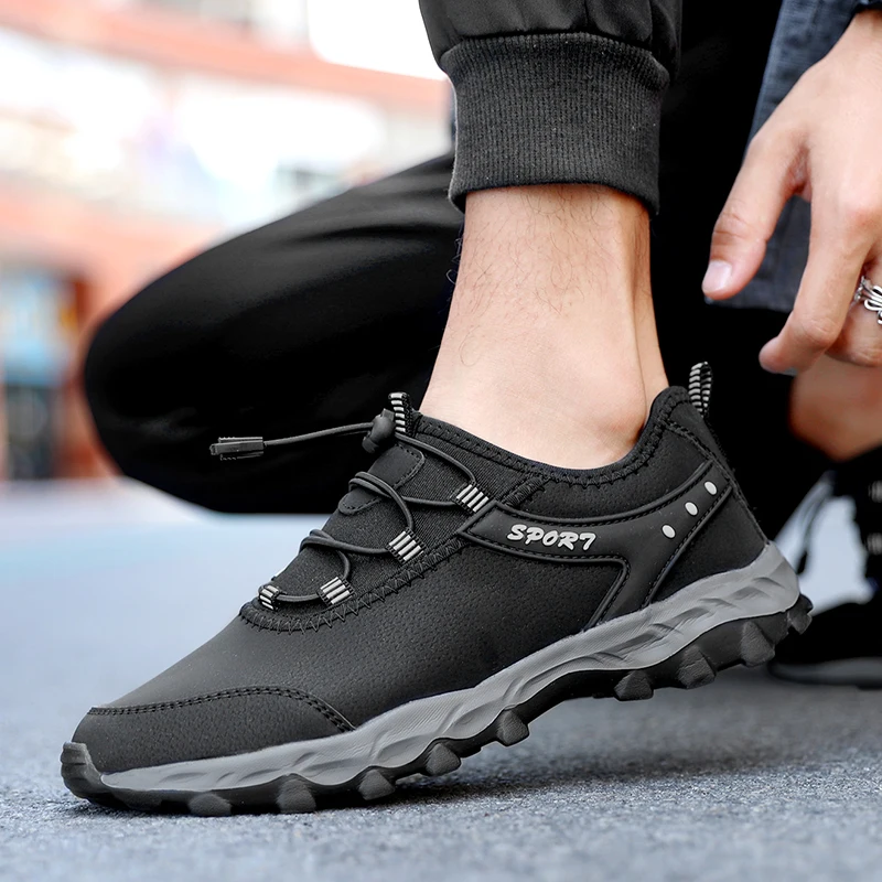 Mens Sneakers Breathable Sports Shoes Nonstop Casual Men Walking Shoes Life Waterproof Zapatillas Deportivas Hombre