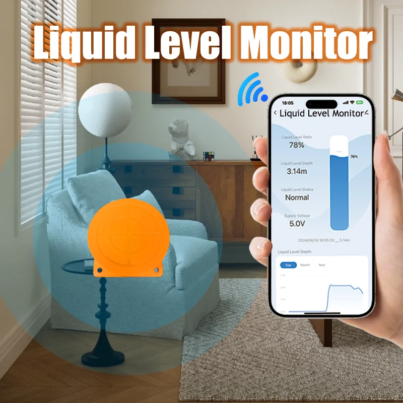 ME201WZ Мобильное приложение Tuya ZigBee3.0 Шлюз Wi-Fi Приложение Монитор уровня бака