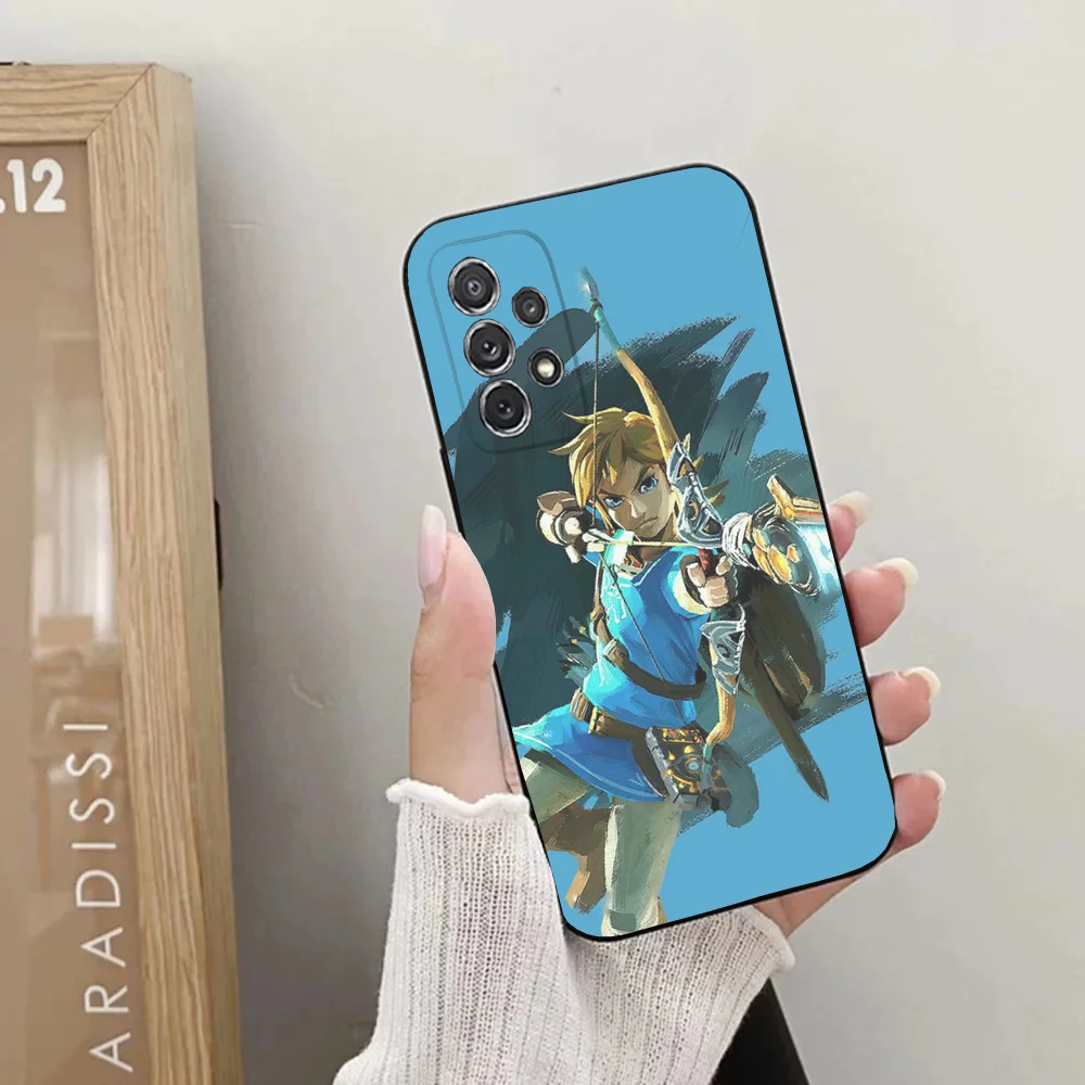 Чехол для телефона L-Legend of Z-Zeldas Samsung Galaxy A20 A21s A22 A31 A32 A52 A53 A72 73 A80 A91Мягкий черный