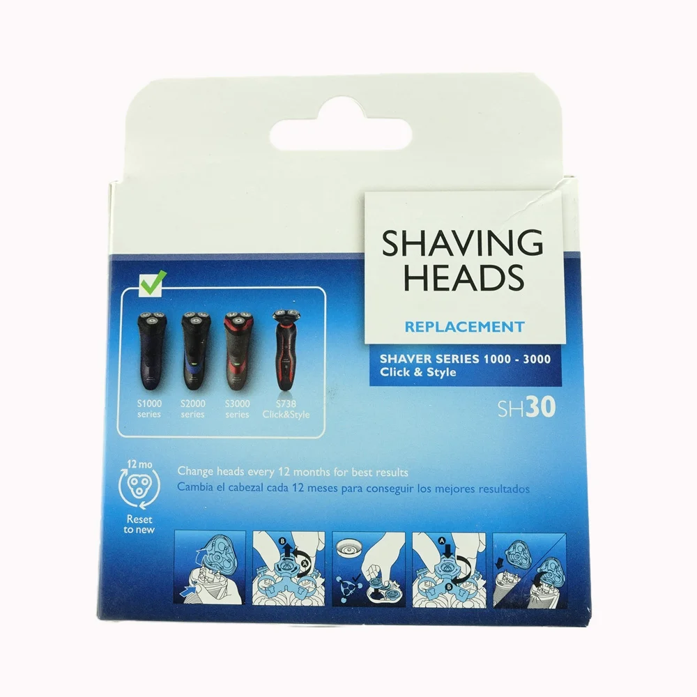 Новые оригинальные бритвенные головки для Philips SH30 XZ5800 S5079 S5078 S5077 S5091 S5090 S5095 S5081 S5080