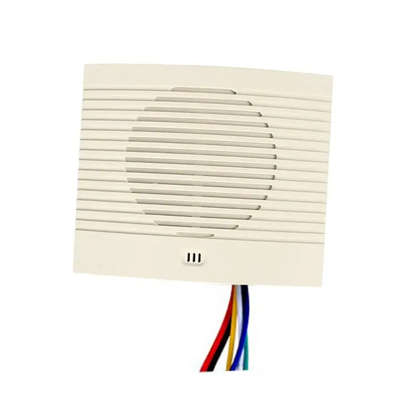 

Reverse Beeper Backup Reverse Warning Beeper Sound Warning Alarm Buzzer Access Control Voice Prompter 4-way Trigger Speaker