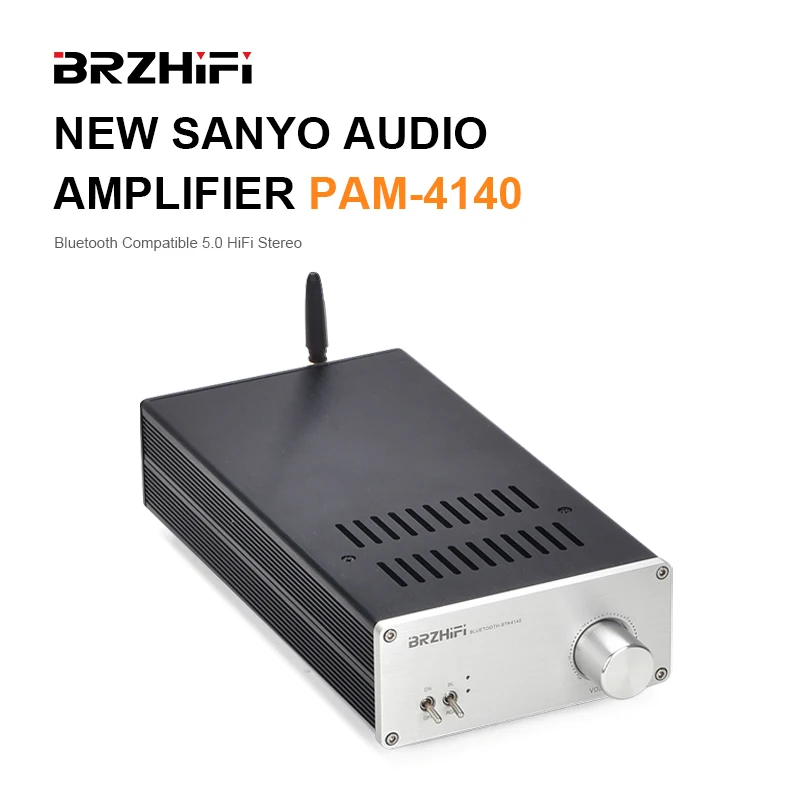 

BREEZE Home Theater New Sanyo Thick Film STK4140MK2 Bluetooth-compatible 5.0 HIFI Power Amplifier Stereo Amplificador Audio Amp