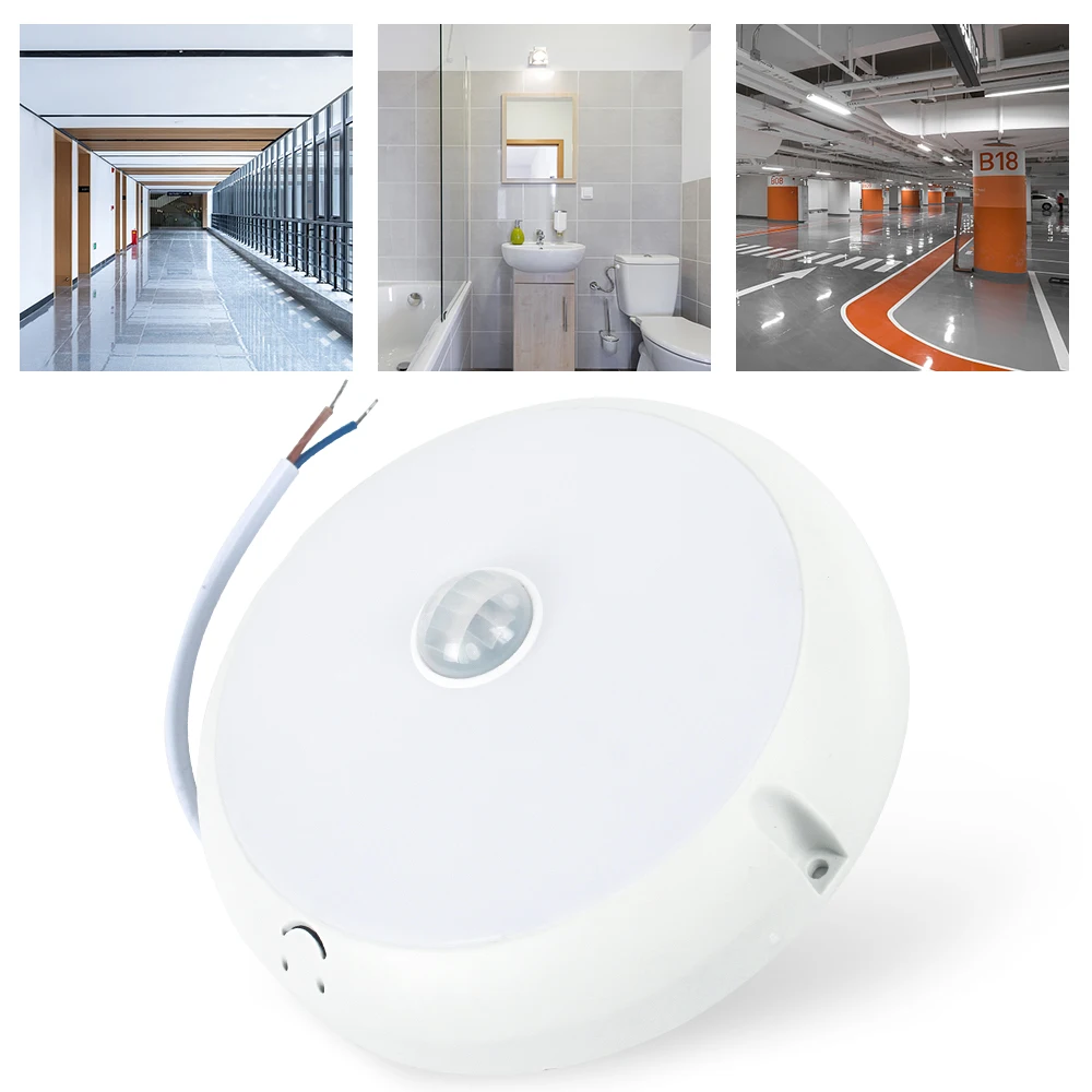 

12W LED Ceiling Light 220V Human Body Induction Intelligent Lamp For Home Bedroom Living Room Stair Hallways Aisle