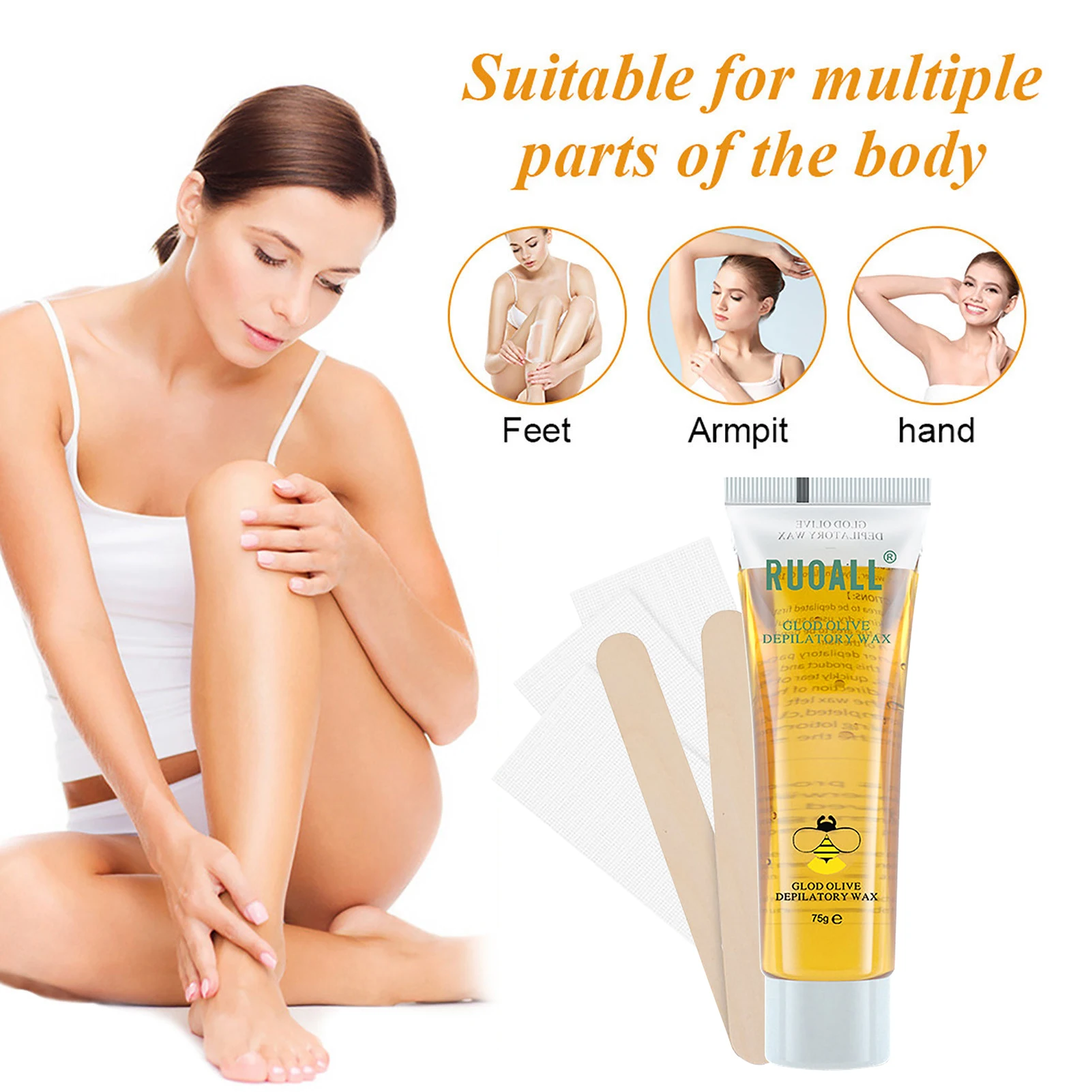 Восковые полоски для удаления волос набор сахарного воска восковые рук ног