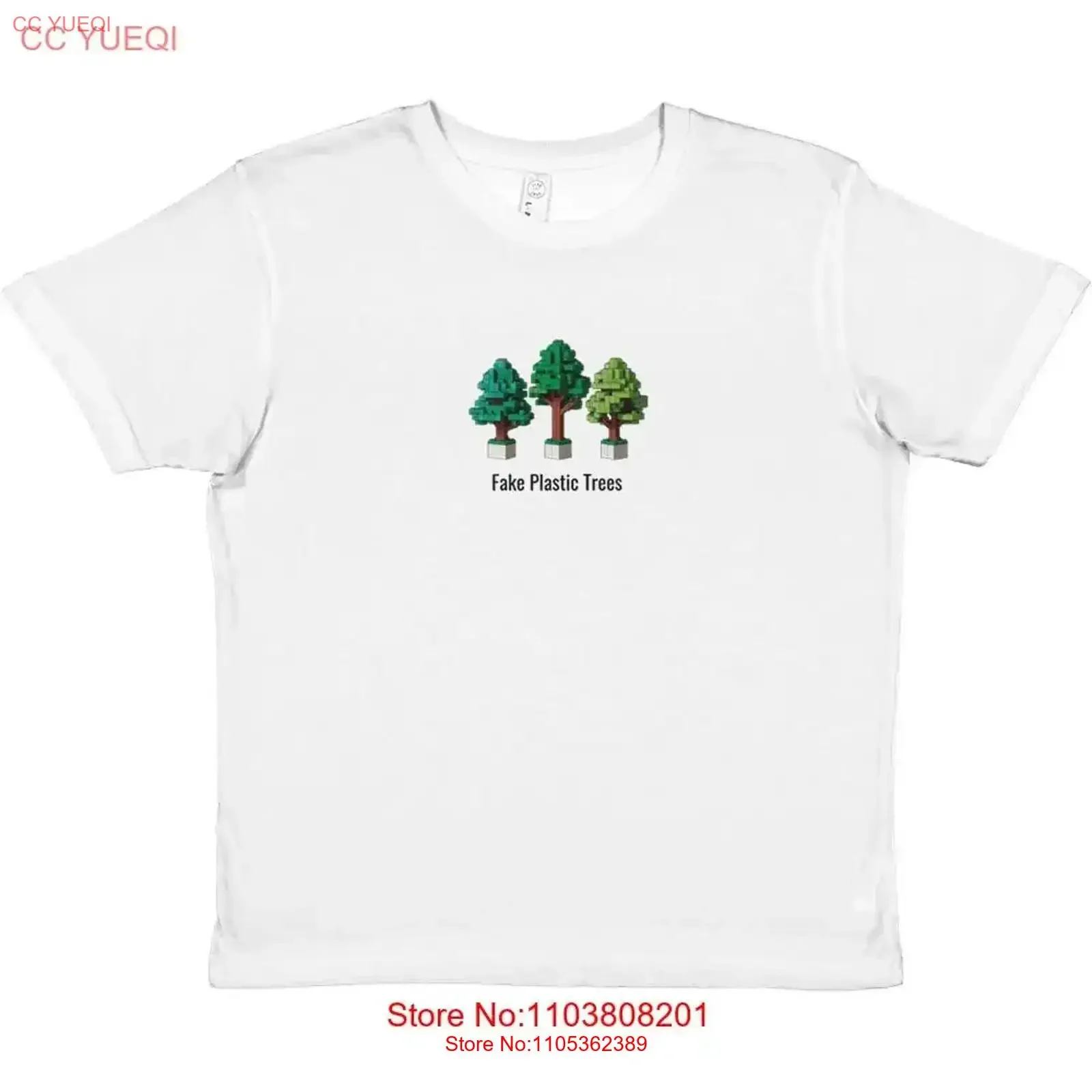 Фото Футболка с принтом Fake Plastic Trees Baby, оригинальная, премиум-класса, вдохновленная Radiohead, винтажная, с эффектом потертости, повседневная, эластичная, модная, универсальная. №1