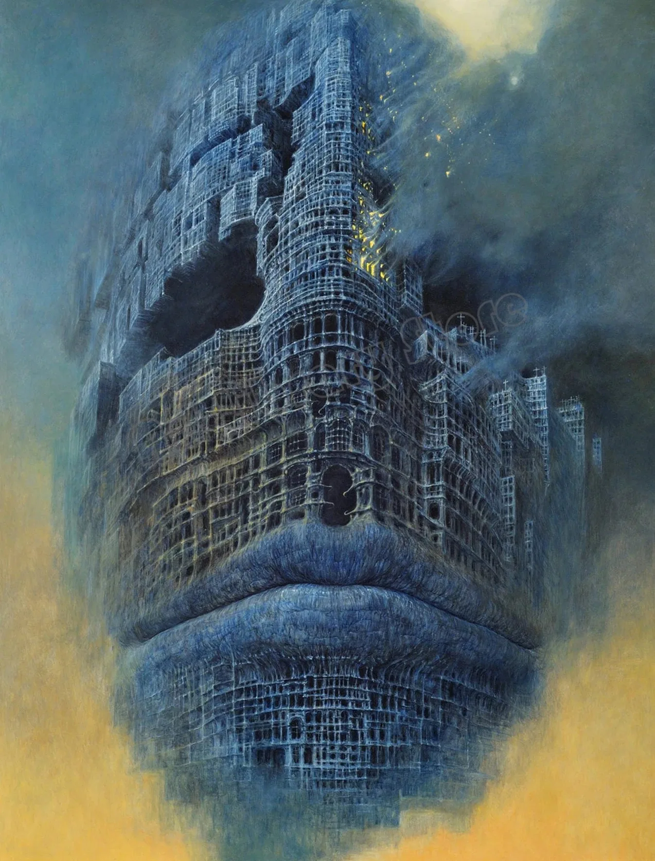 

Печать на холсте Зdzislaw Beksinski, современный стиль