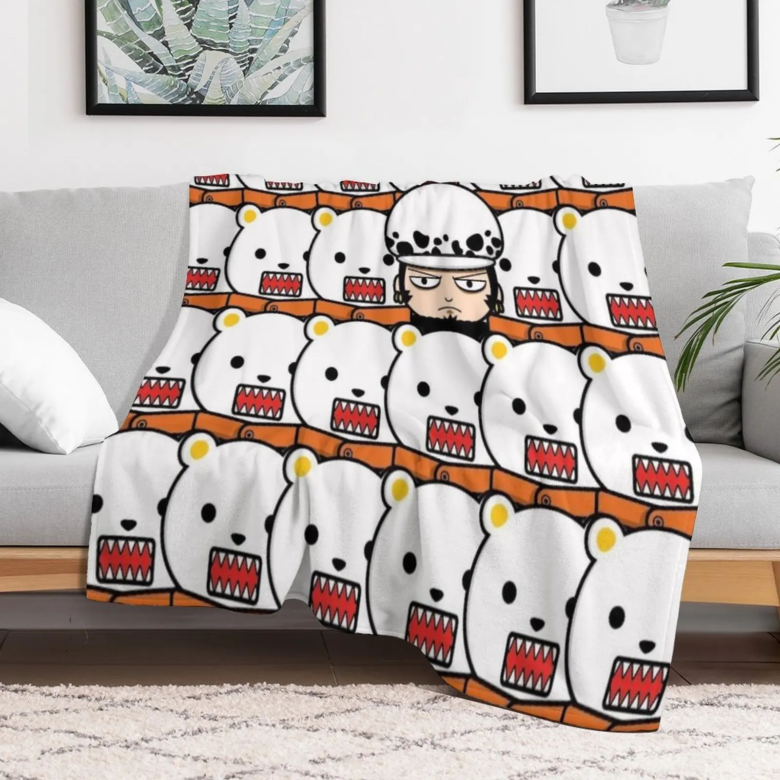 Одеяло Trafalgar Law x Bepo роскошное одеяло в стиле манга покрывала одеяла