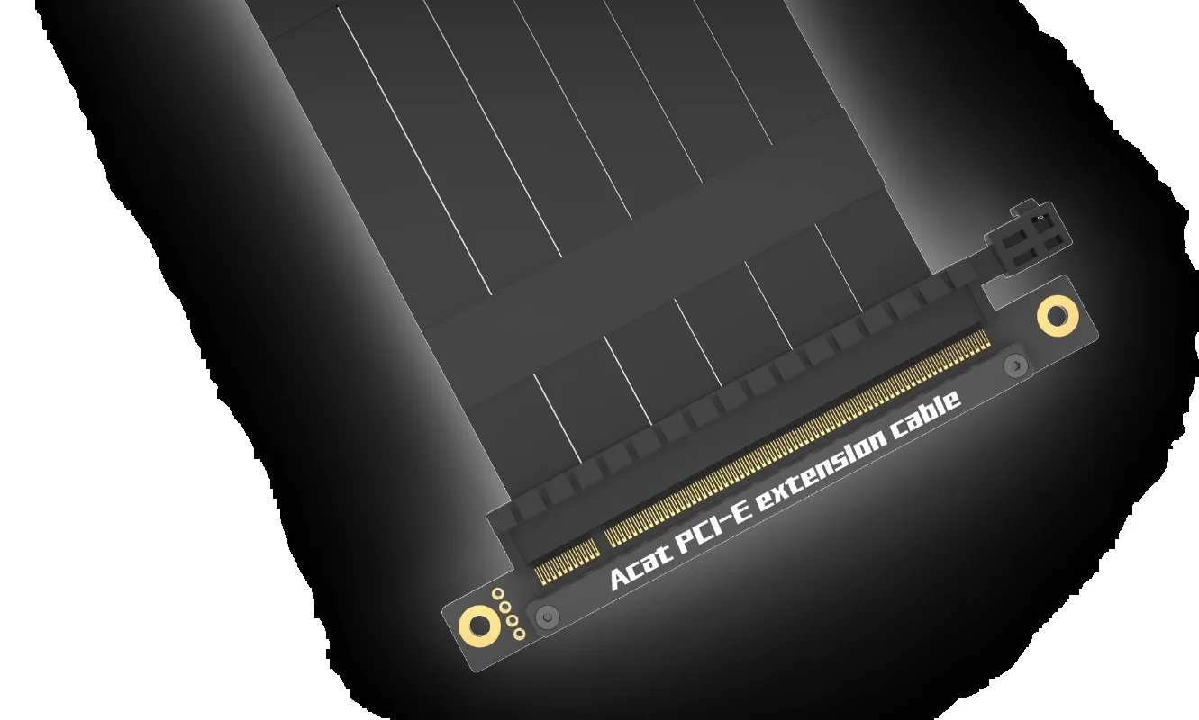 Acat видеокарта Удлинительный кабель PCI-E X16 вертикальное размещение чехол PCIE 16x