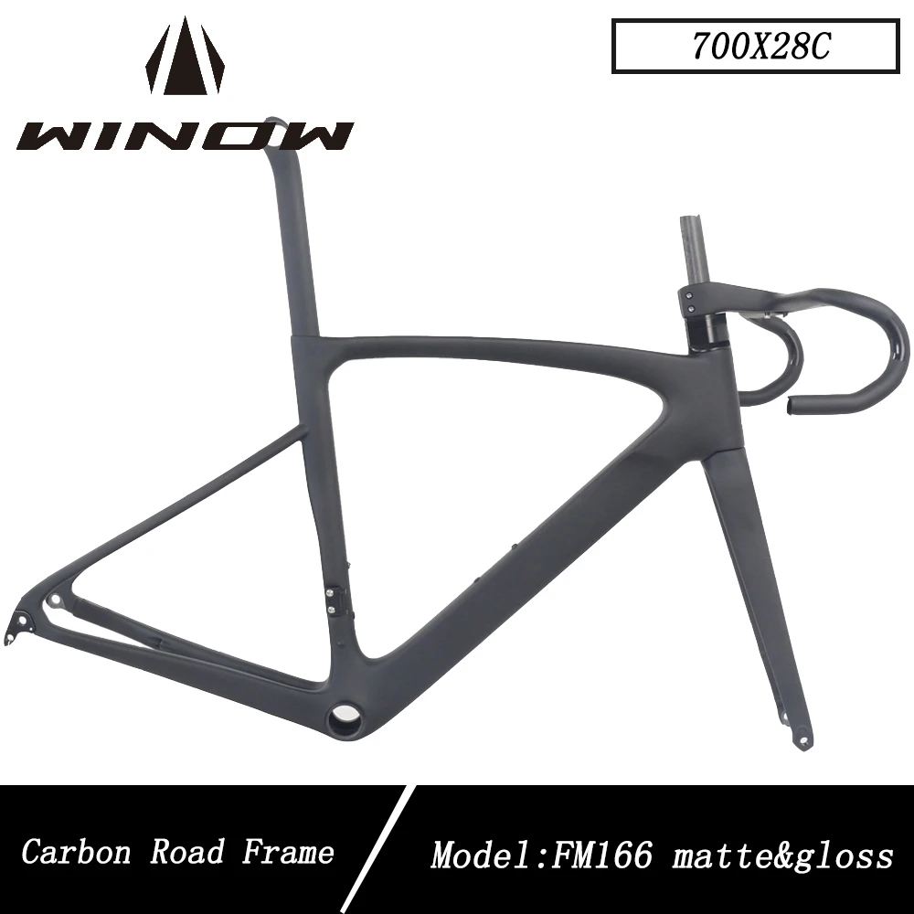 Карбоновая дорожная рама Winowsports дисковый тормоз карбоновая для шоссейного