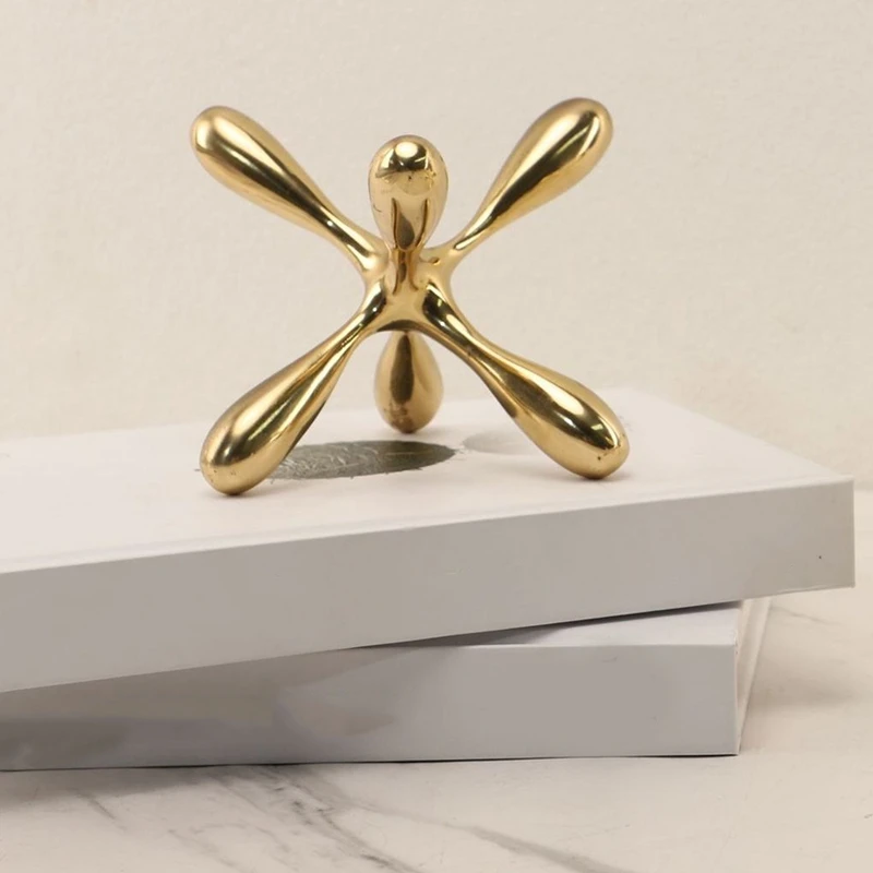 

Простой шестигранный шкаф из чистой меди для гостиной, ТВ, книжный шкаф, модель комнаты, домашние высококачественные украшения