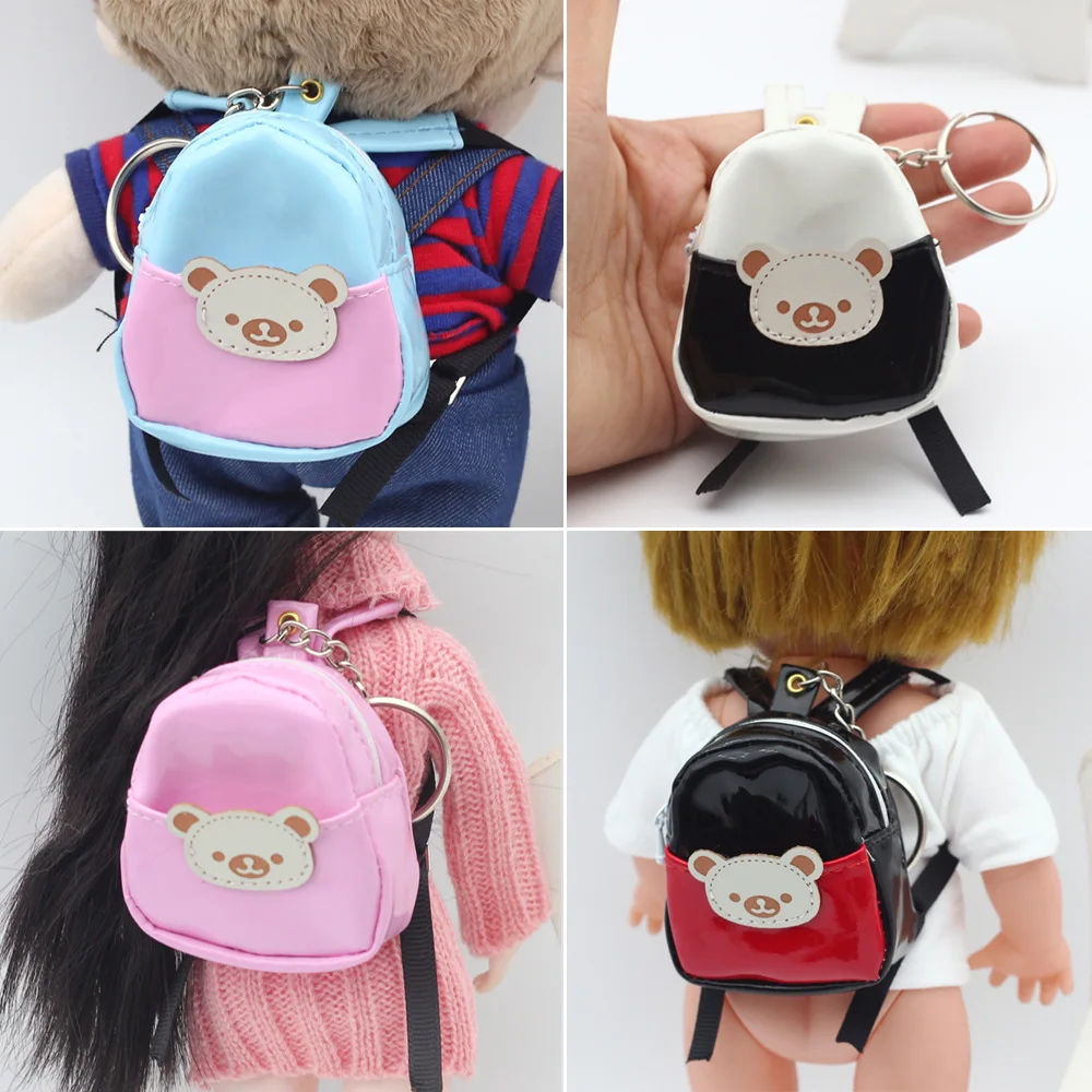 Оригинальная кукла OB11 Bjd Декор медведь рюкзак аниме-фигурка милая детская