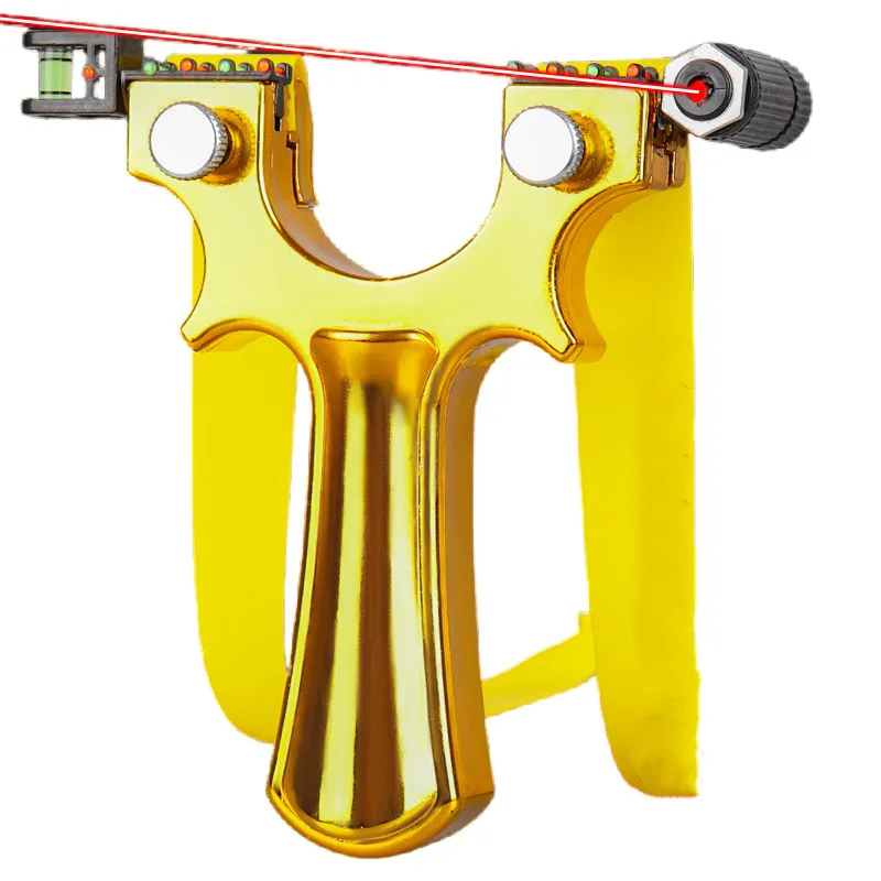 

High-power Laser Aiming Slingshot Outdoor Sports Hunting Shooting Catapult Competition Practice Using High Precision Solid