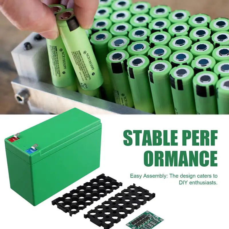 Контейнер для хранения литиевых батарей 12 В 18650 аккумуляторных самостоятельной